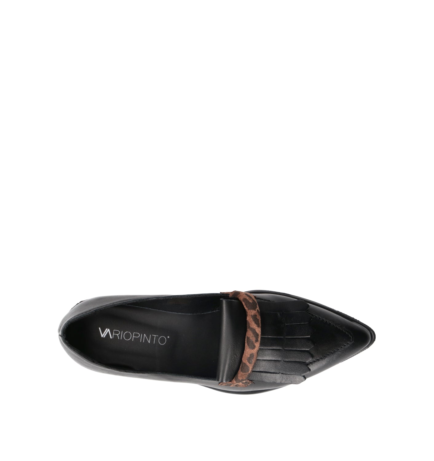 VARIOPINTO Mocassino donna nero in pelle