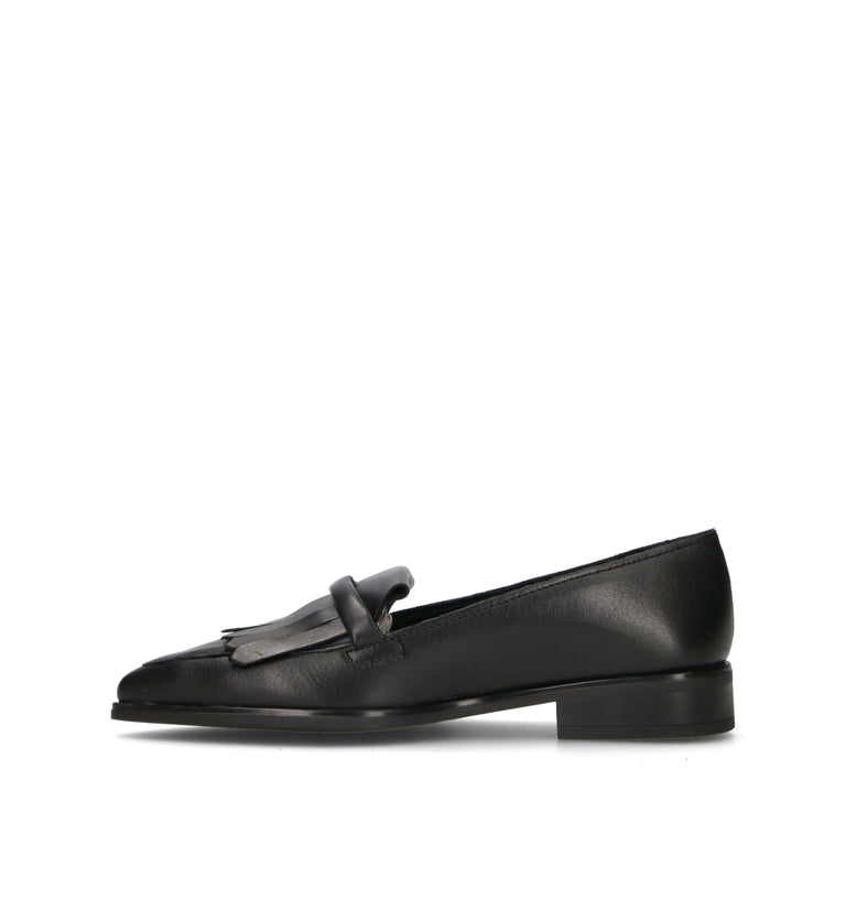 VARIOPINTO Mocassino donna nero in pelle