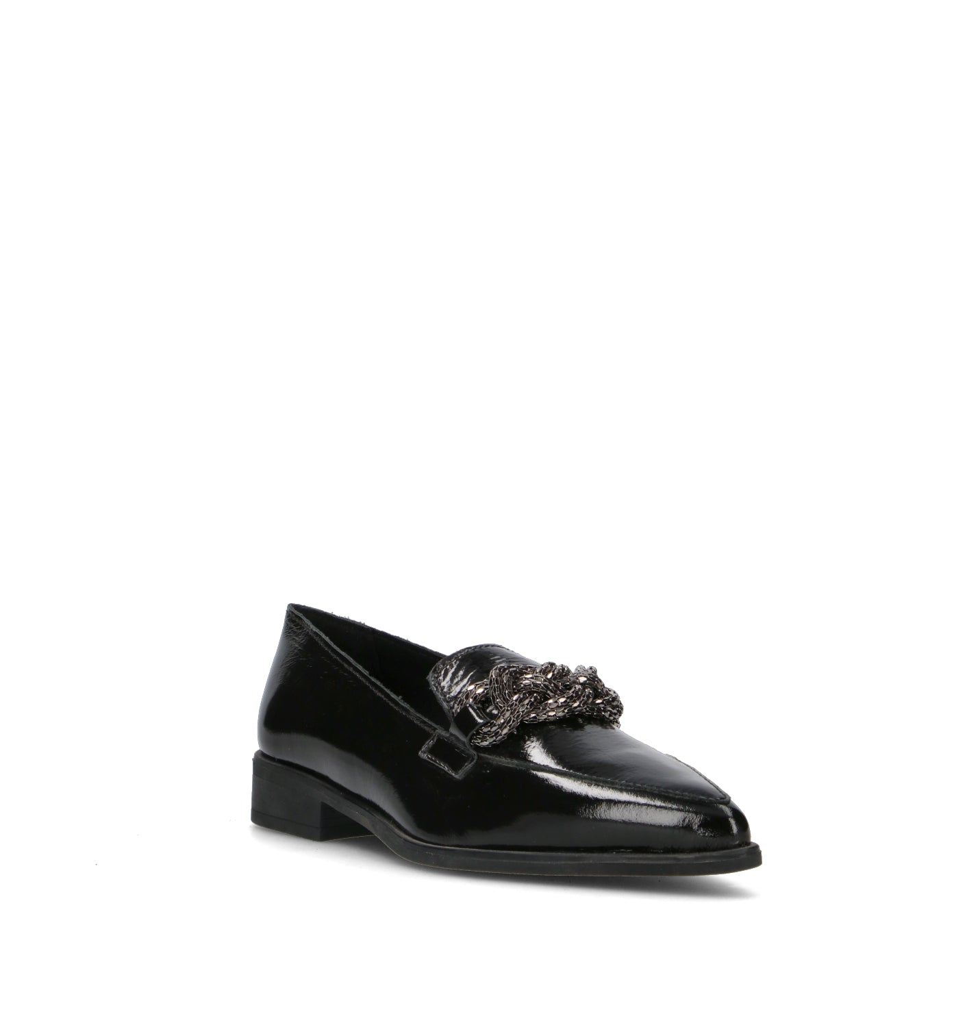 RIZZOLI Mocassino donna nero in pelle