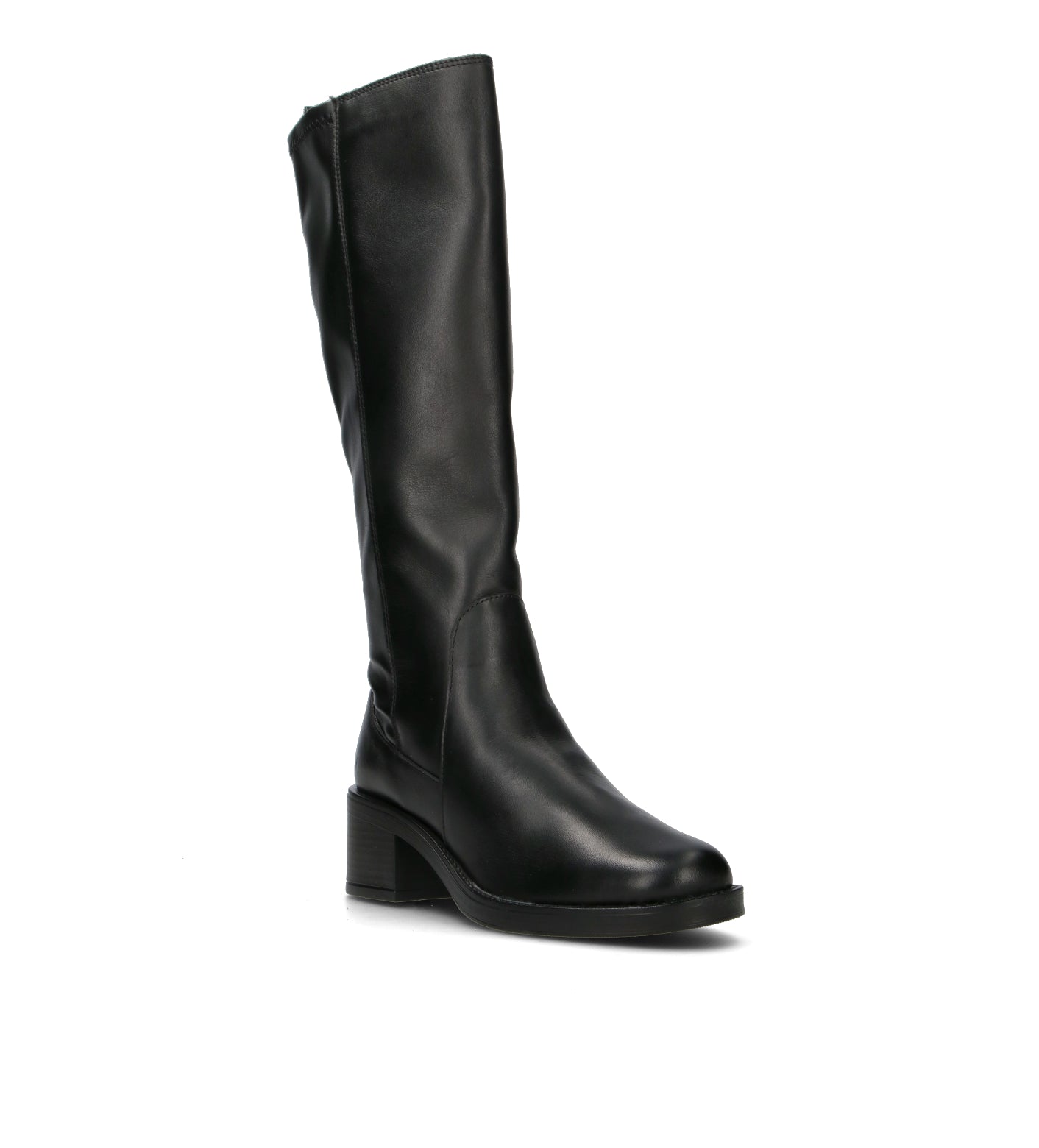 VARIOPINTO Stivale donna nero in pelle