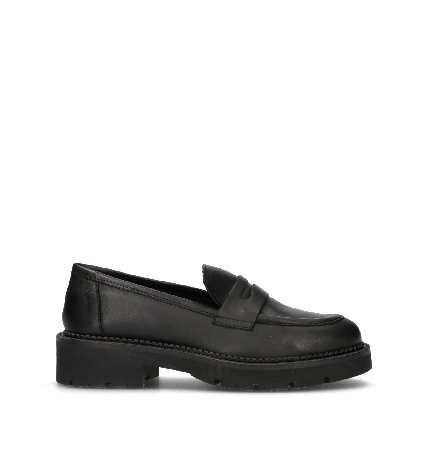 VARIOPINTO Mocassino donna nero in pelle