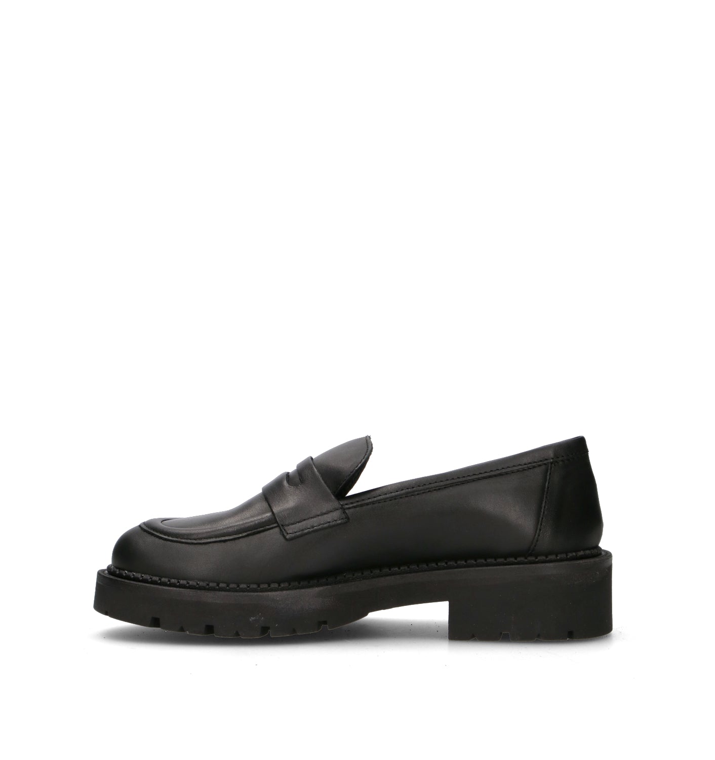 VARIOPINTO Mocassino donna nero in pelle
