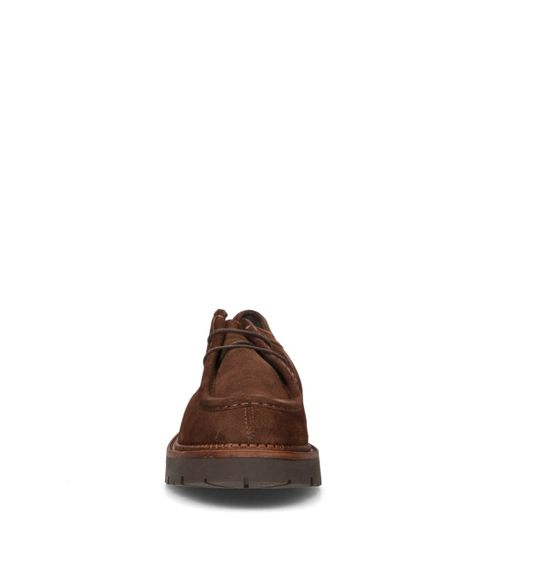 VARIOPINTO Stringata donna marrone in suede