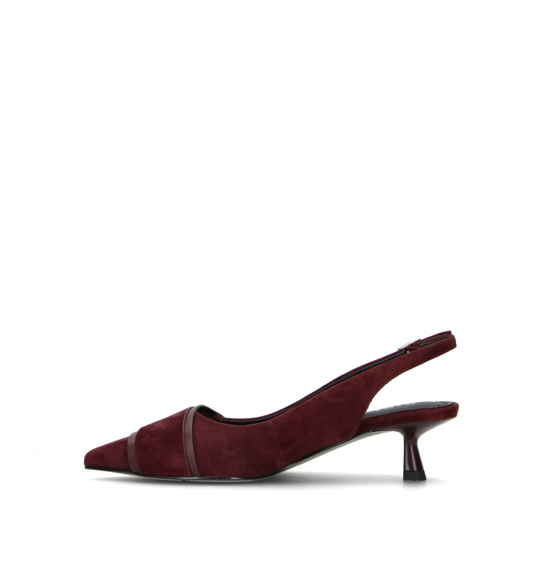 BIBI LOU Slingback donna bordeaux in suede