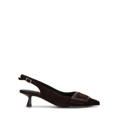 BIBI LOU Slingback donna marrone in suede