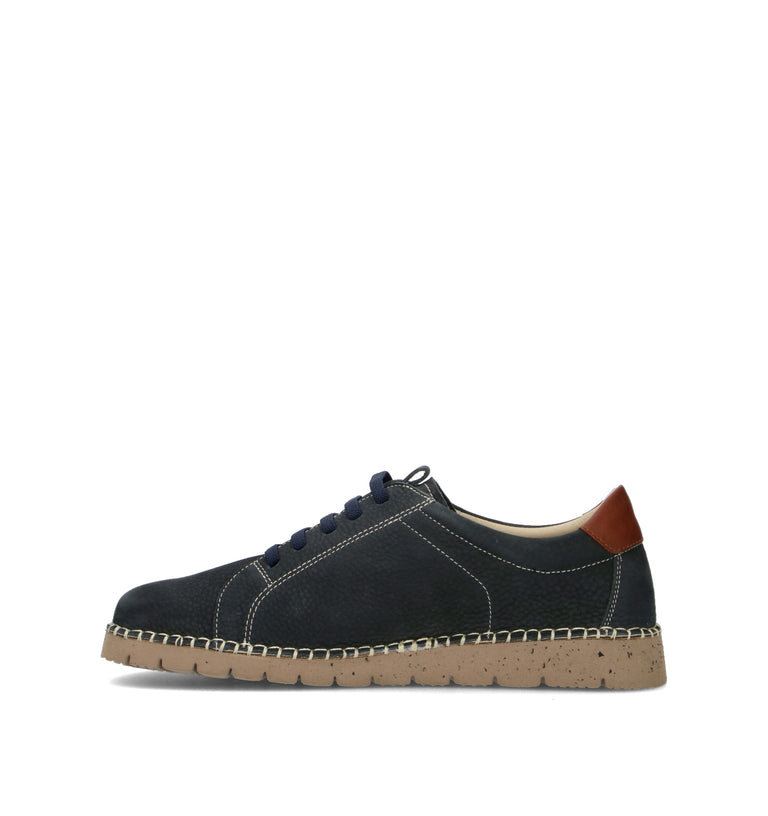 CALLAGHAN Sneaker uomo blu in nabuk