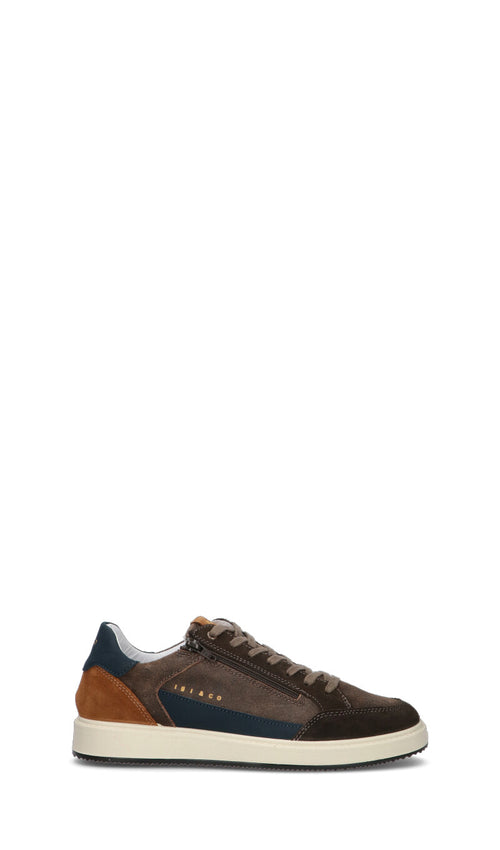 IGI&CO Sneaker uomo marrone/blu in suede