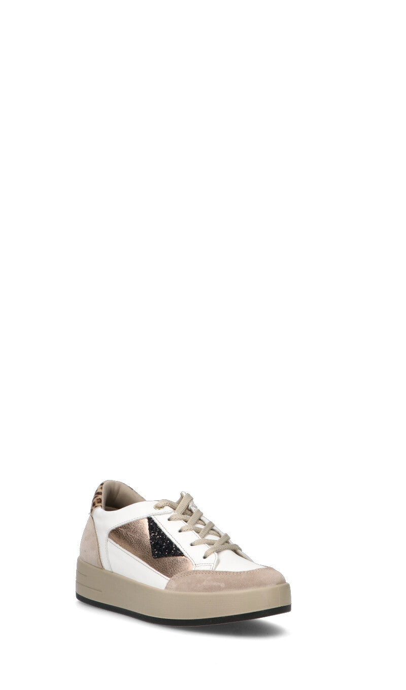 IGI&CO Sneaker donna bianca/beige in pelle