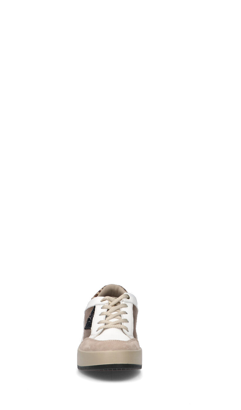 IGI&CO Sneaker donna bianca/beige in pelle