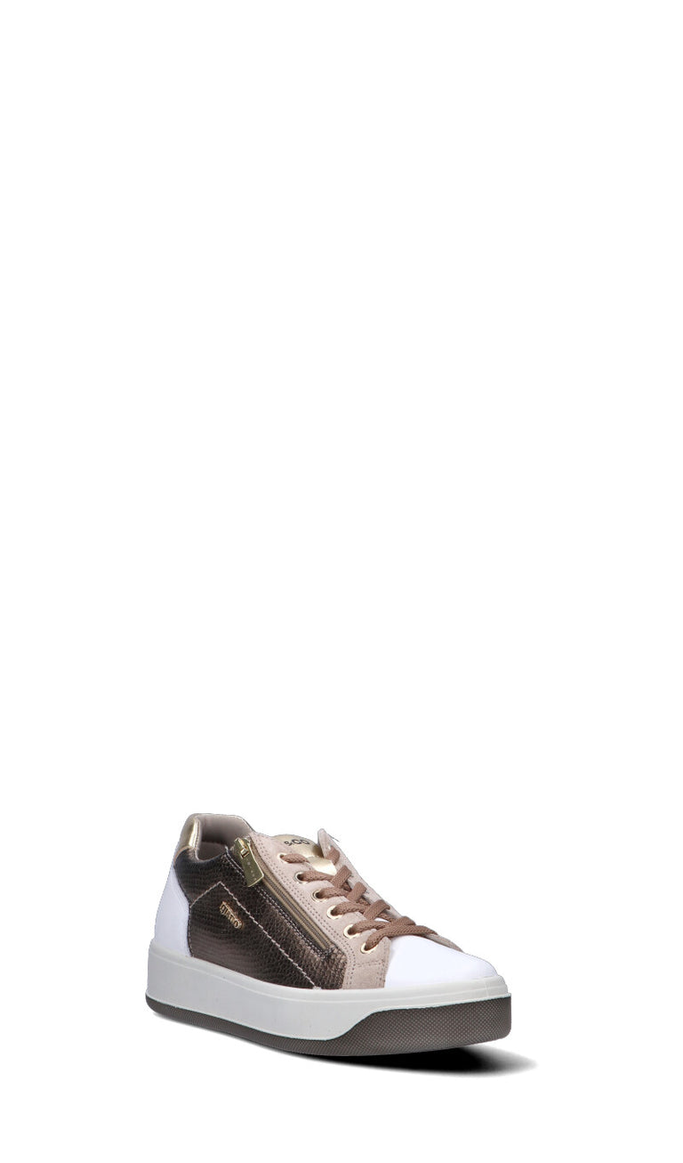 IGI&CO Sneaker donna bianca/beige in pelle