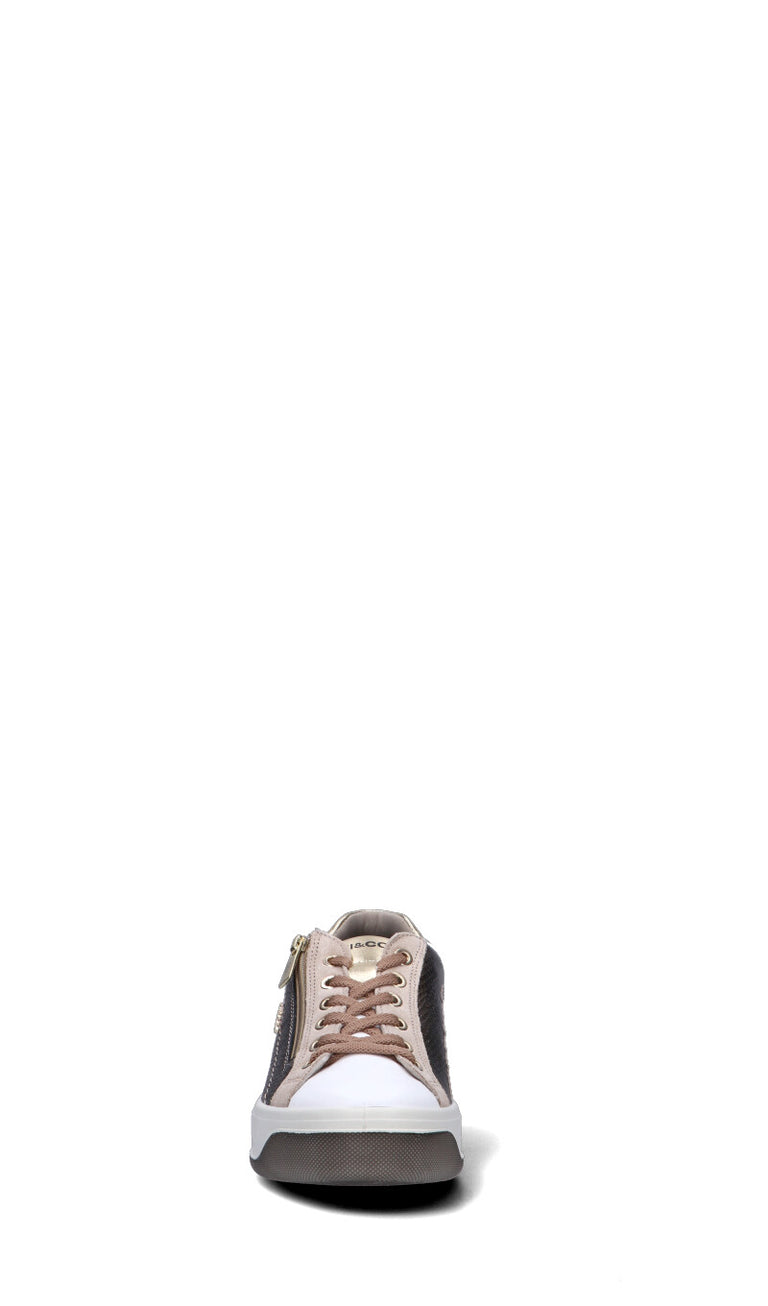 IGI&CO Sneaker donna bianca/beige in pelle