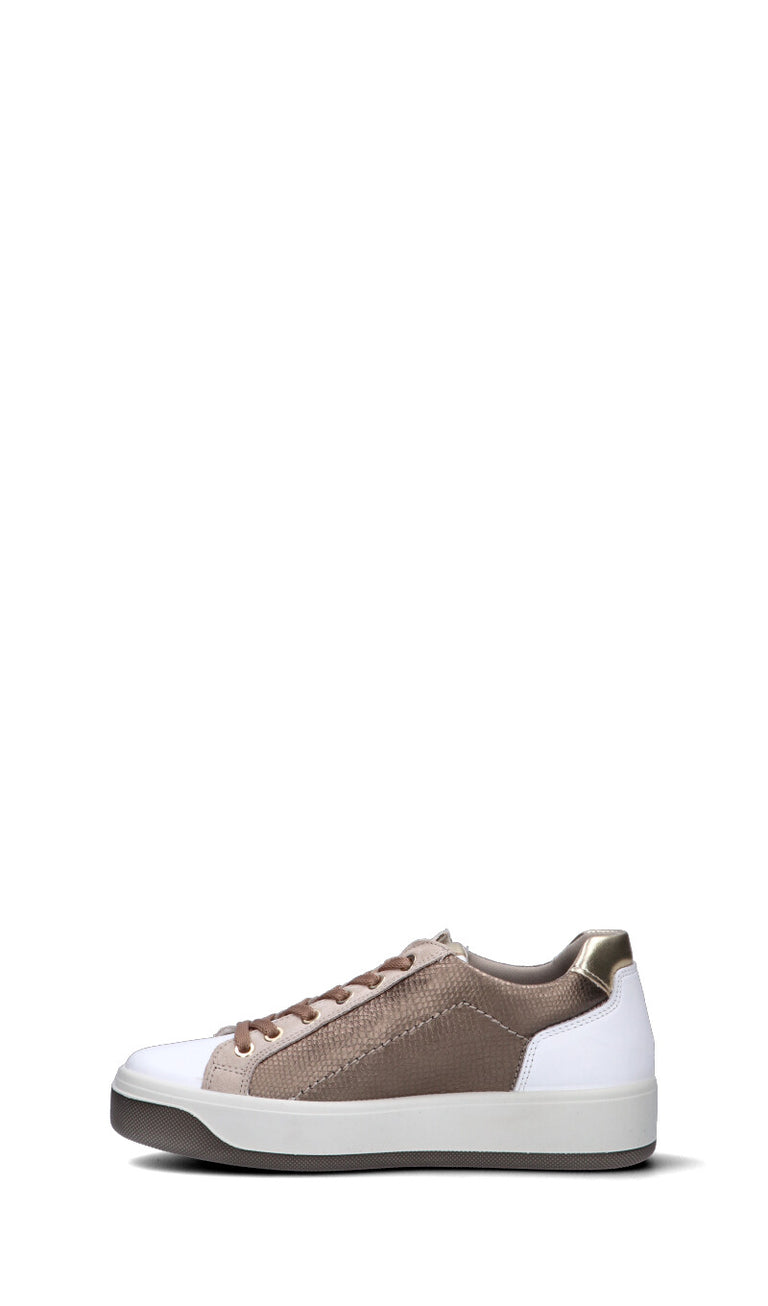 IGI&CO Sneaker donna bianca/beige in pelle