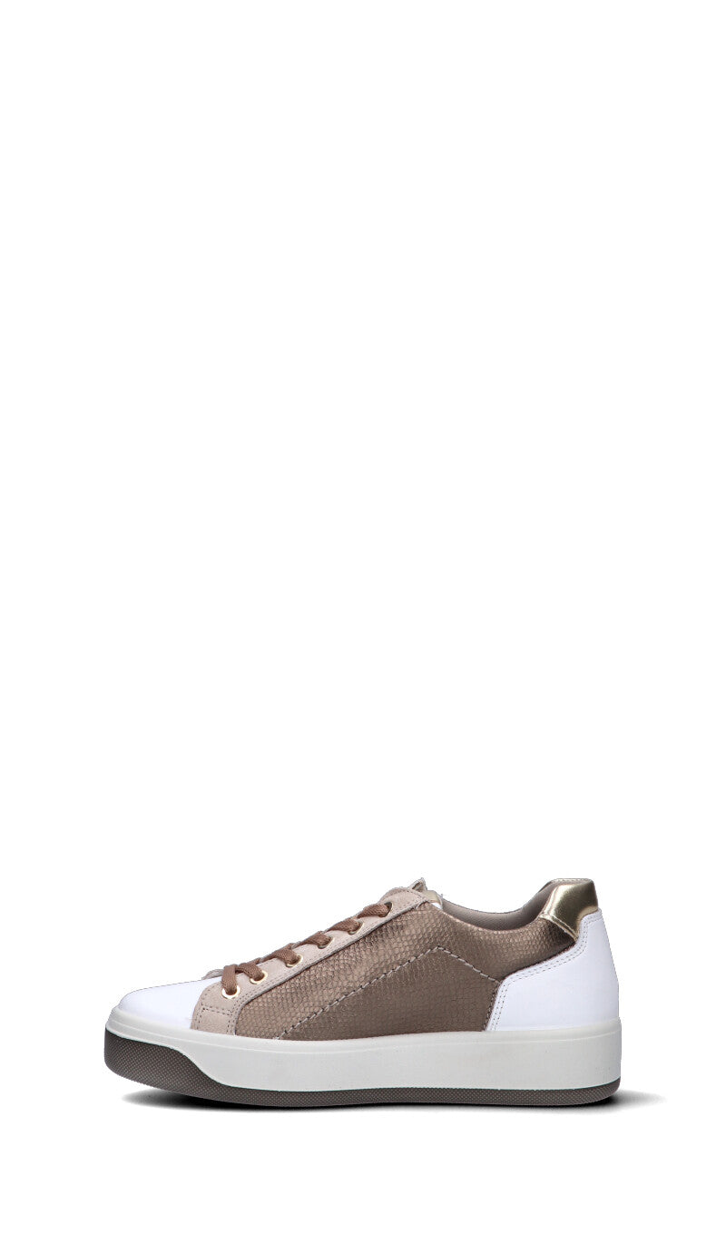 IGI&CO Sneaker donna bianca/beige in pelle