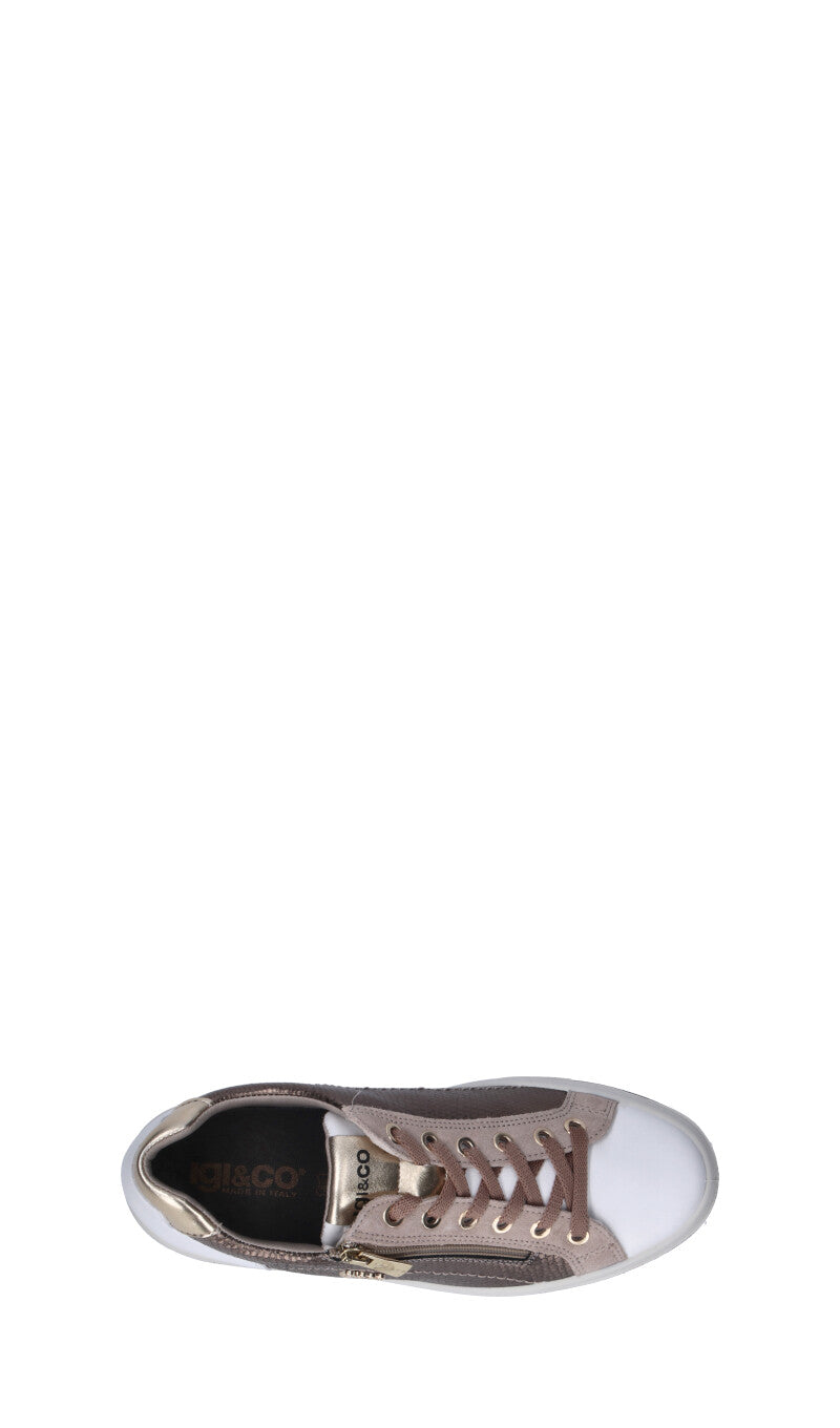 IGI&CO Sneaker donna bianca/beige in pelle