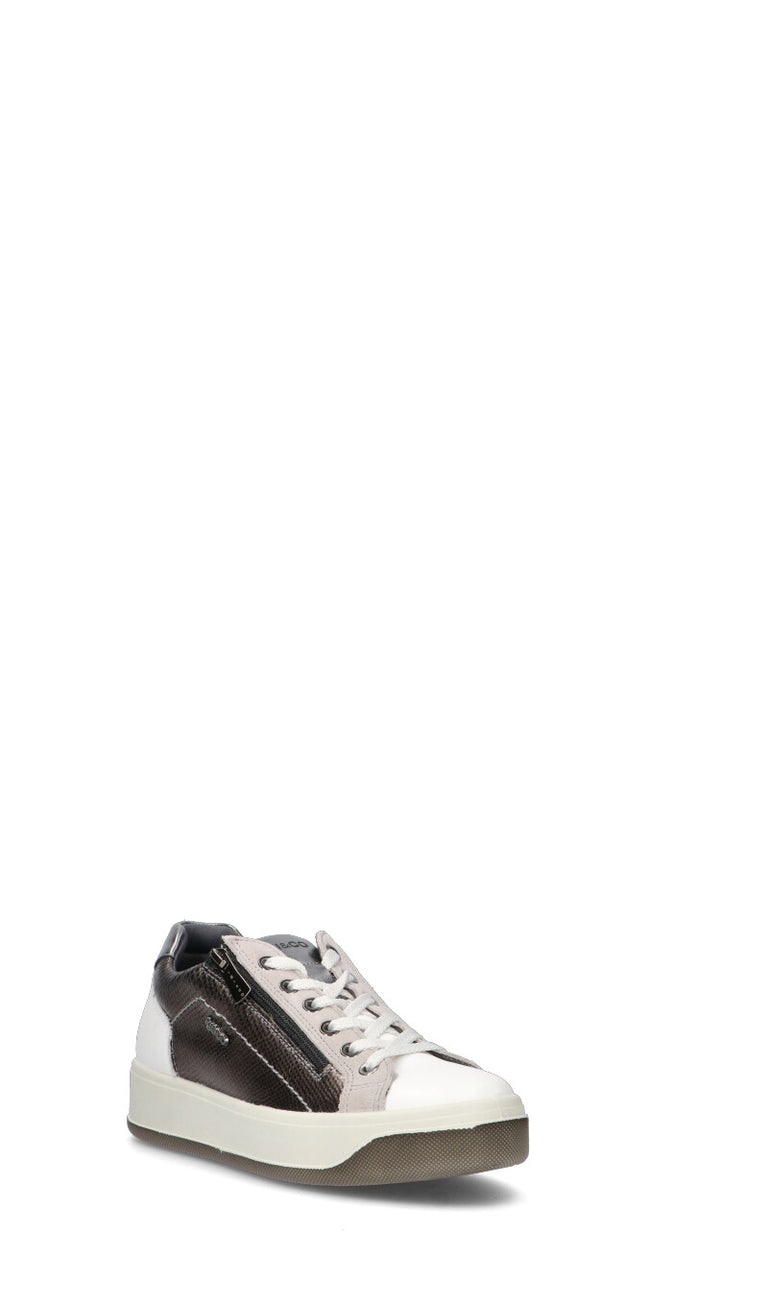 IGI&CO Sneaker donna bianca/argento in pelle