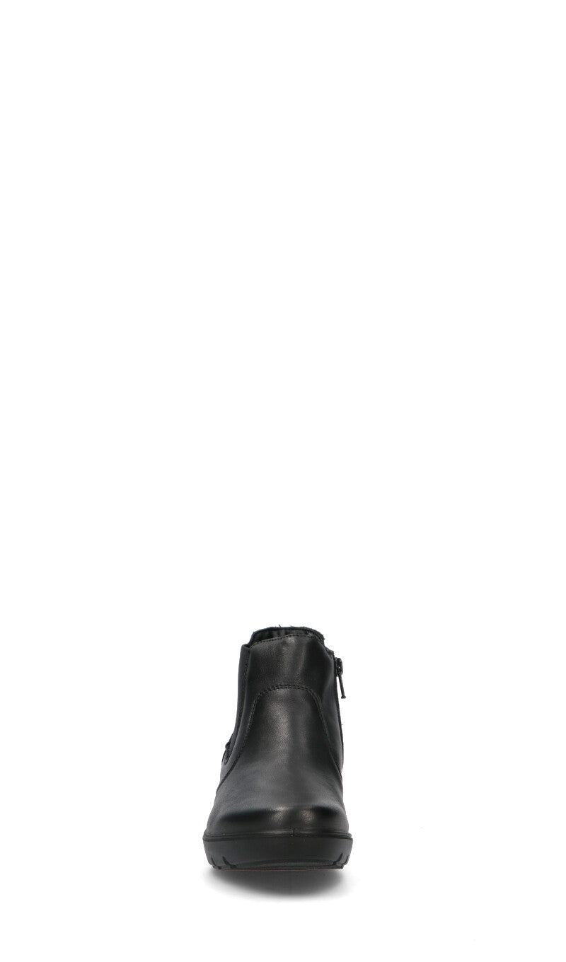 ENVAL Scarpa comfort donna nera in pelle