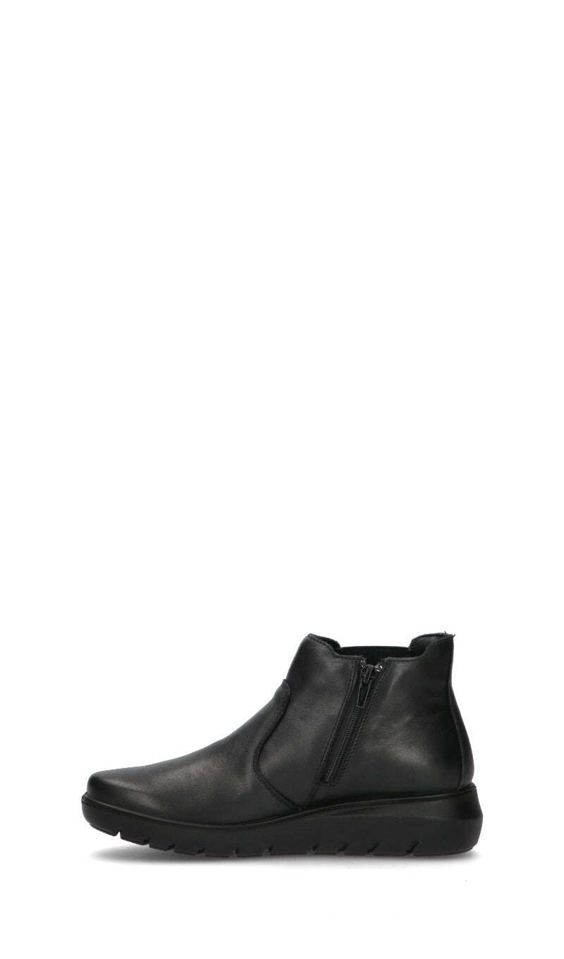 ENVAL Scarpa comfort donna nera in pelle