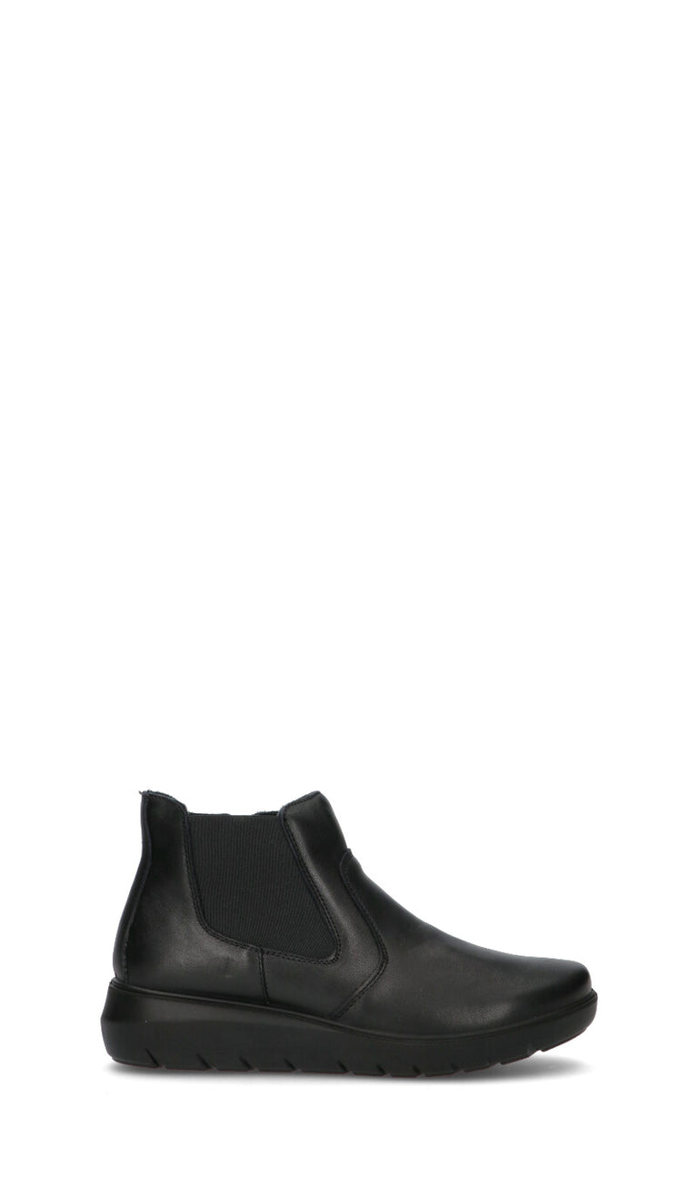 ENVAL Scarpa comfort donna nera in pelle