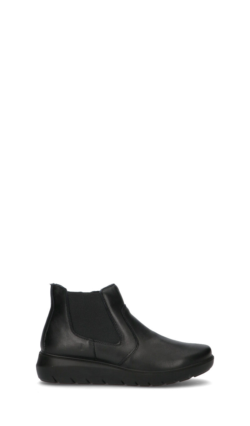 ENVAL Scarpa comfort donna nera in pelle
