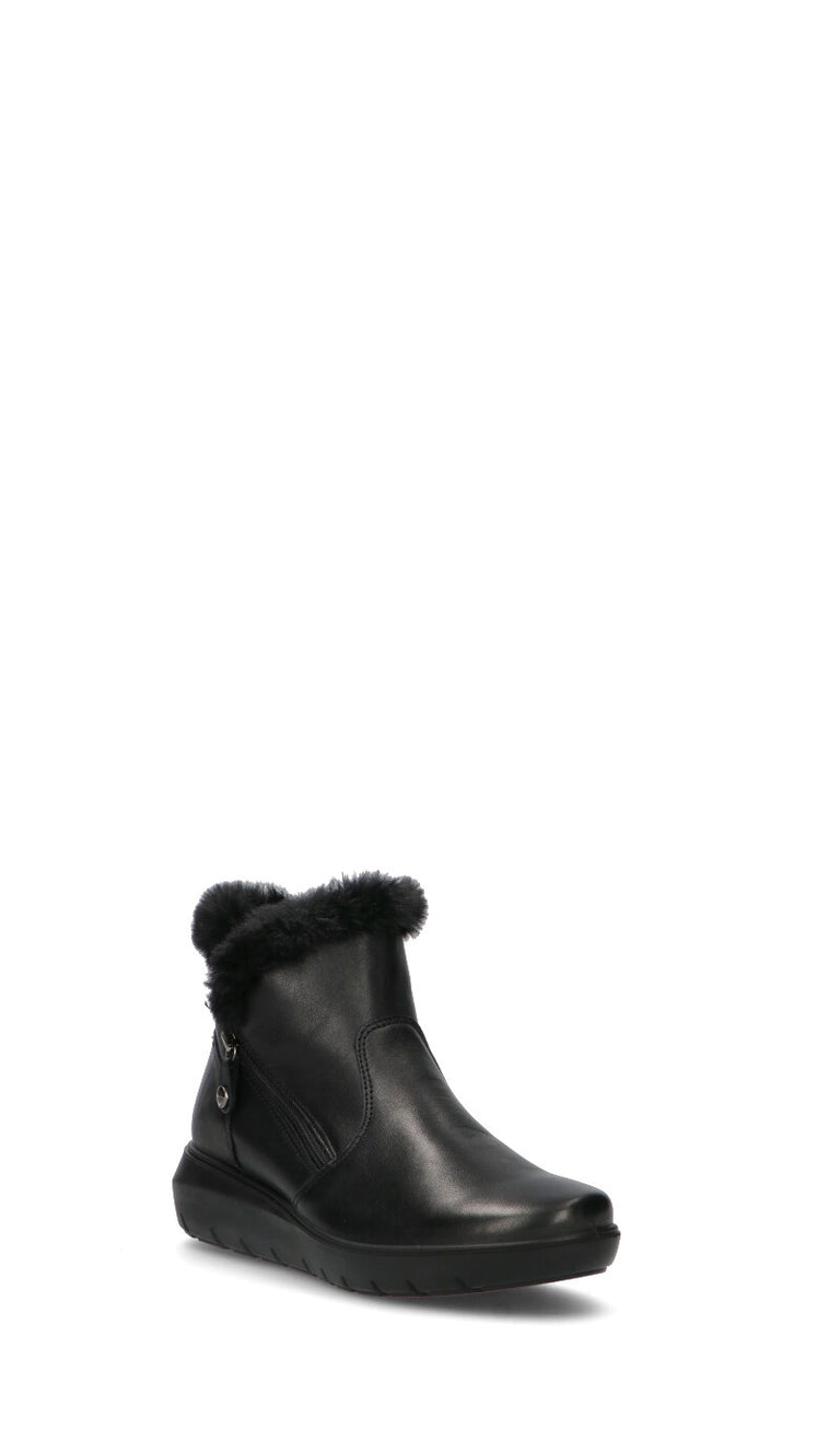 ENVAL Scarpa comfort donna nera in pelle