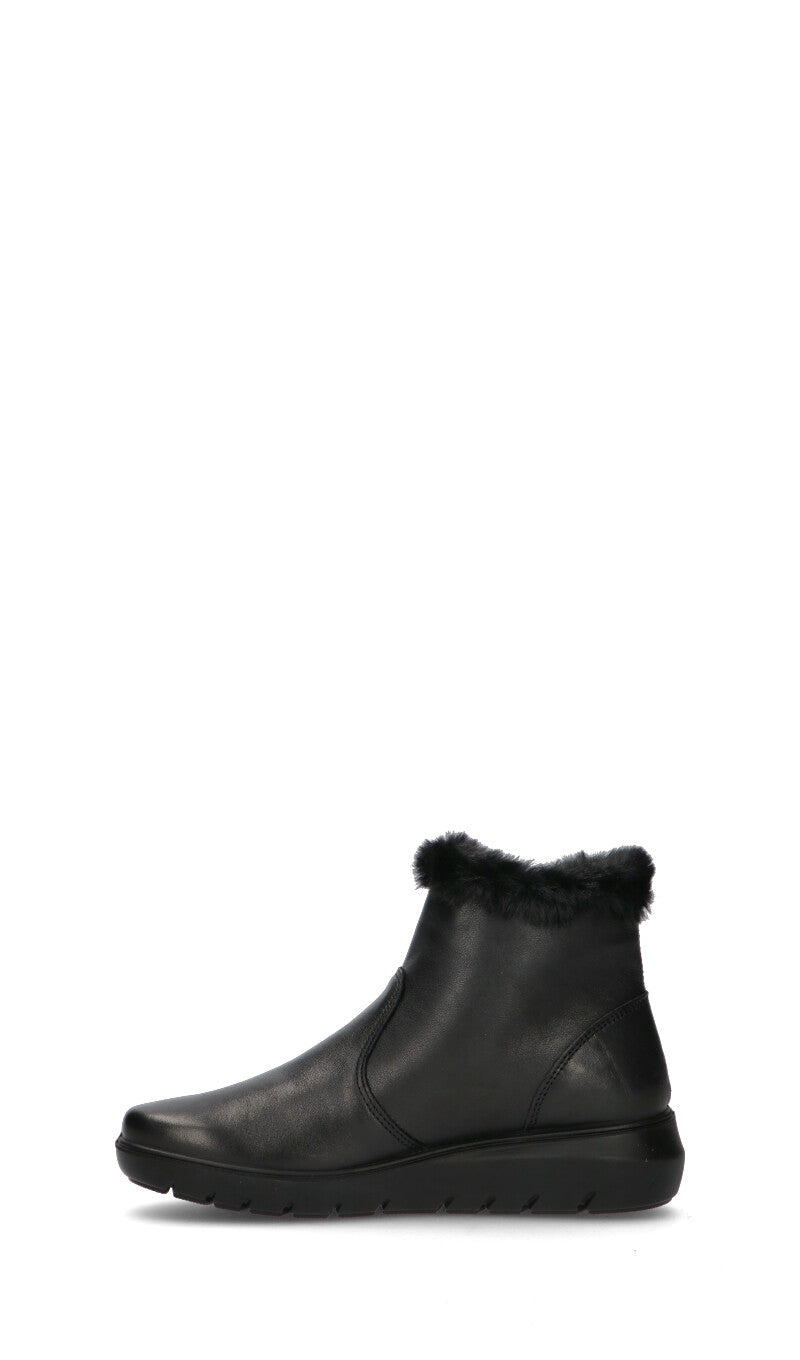 ENVAL Scarpa comfort donna nera in pelle