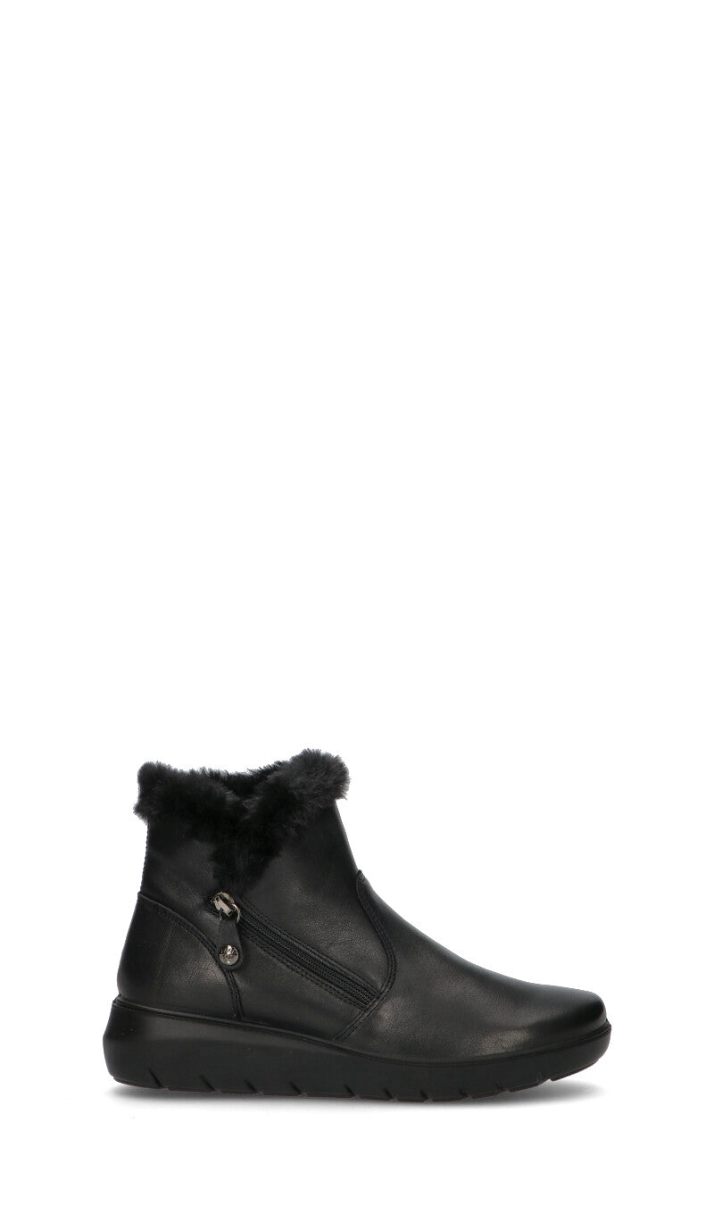 ENVAL Scarpa comfort donna nera in pelle