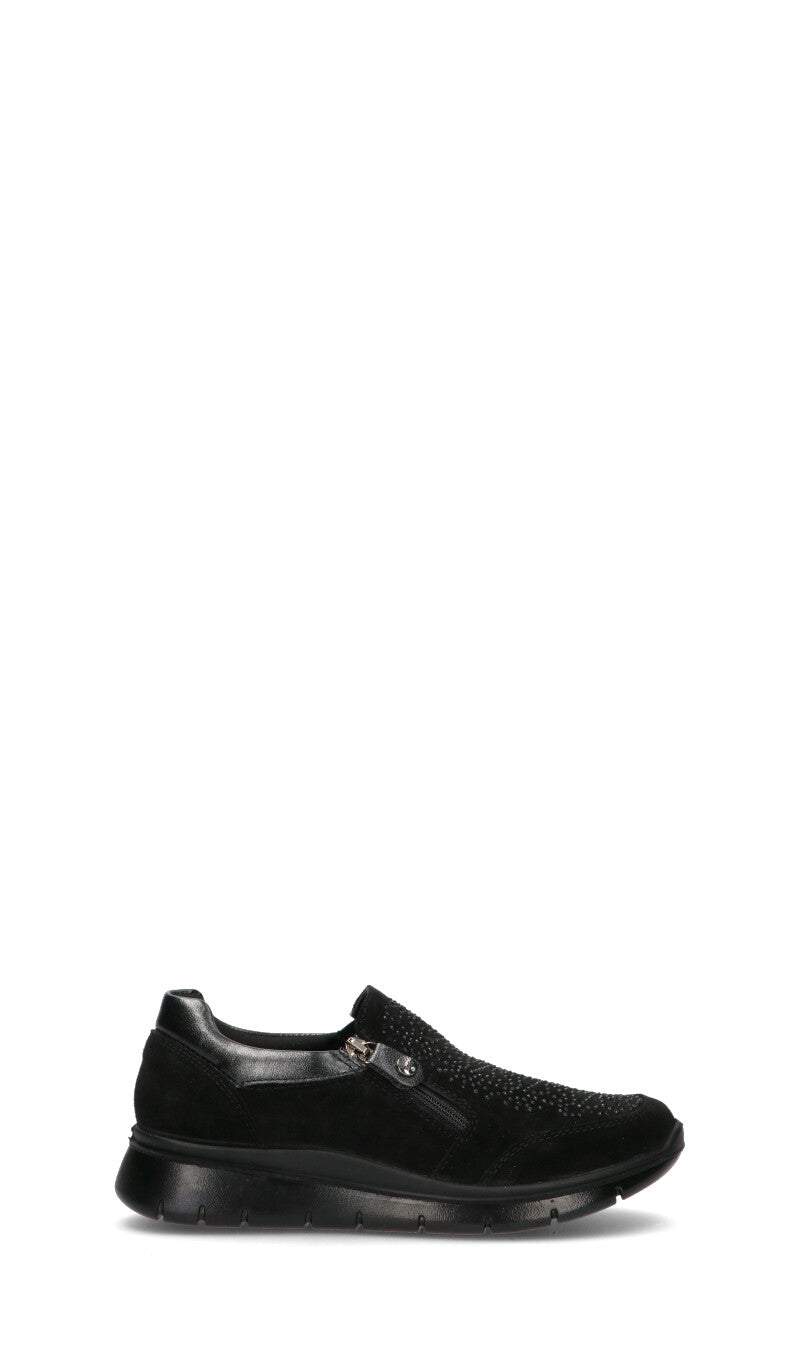ENVAL Scarpa comfort donna nera in suede
