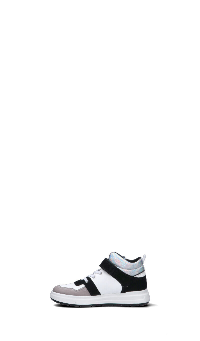 PRIMIGI Sneaker bimba bianca/nera in pelle