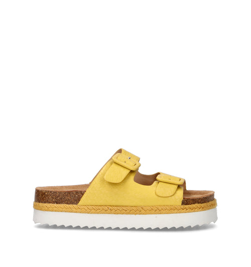 XTI FOOTWEAR Ciabatta donna gialla