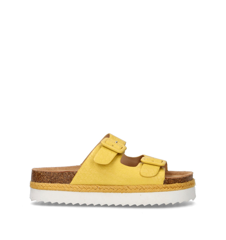 XTI FOOTWEAR Ciabatta donna gialla