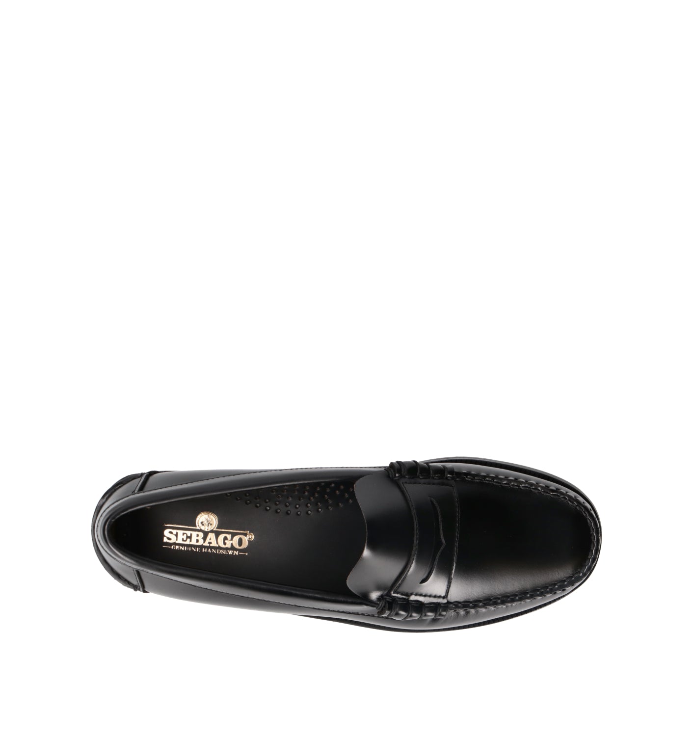 SEBAGO Mocassino donna nero in pelle