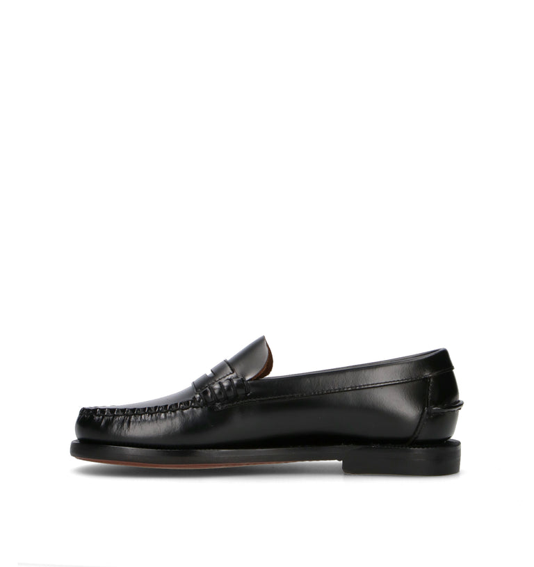 SEBAGO Mocassino donna nero in pelle