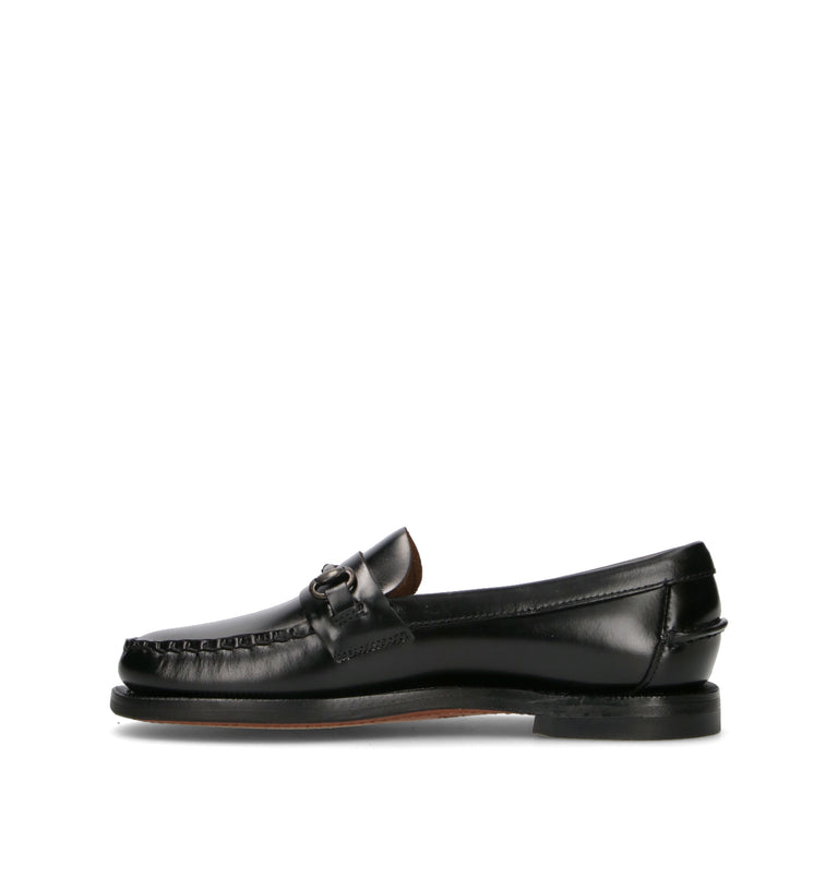 SEBAGO Mocassino donna nero in pelle
