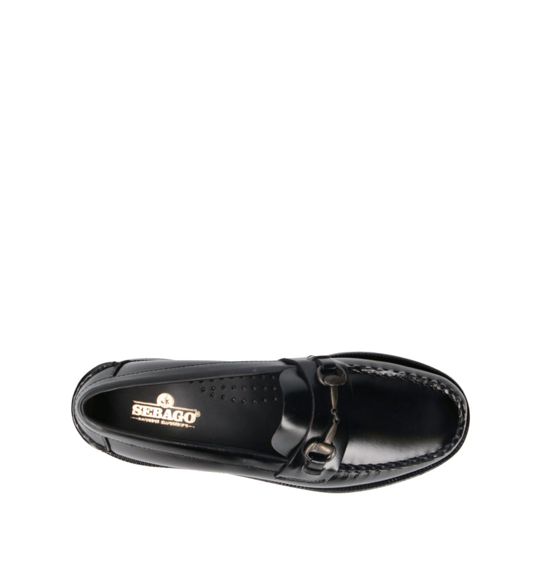 SEBAGO Mocassino donna nero in pelle