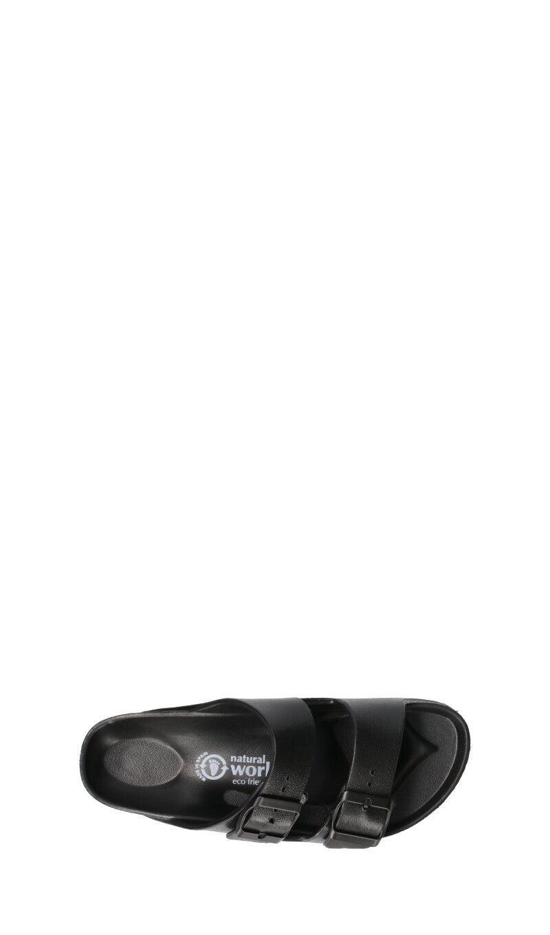 NATURAL WORLD Ciabatta donna nera