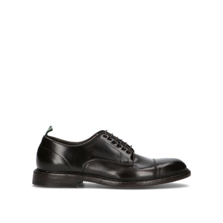 GREEN GEORGE Stringata uomo marrone in pelle