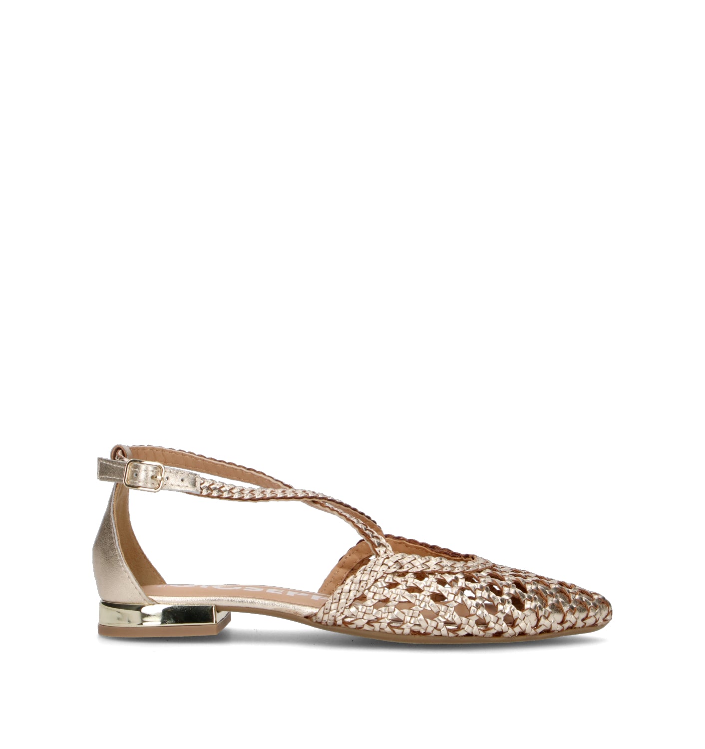 GIOSEPPO Sandalo donna platino in pelle