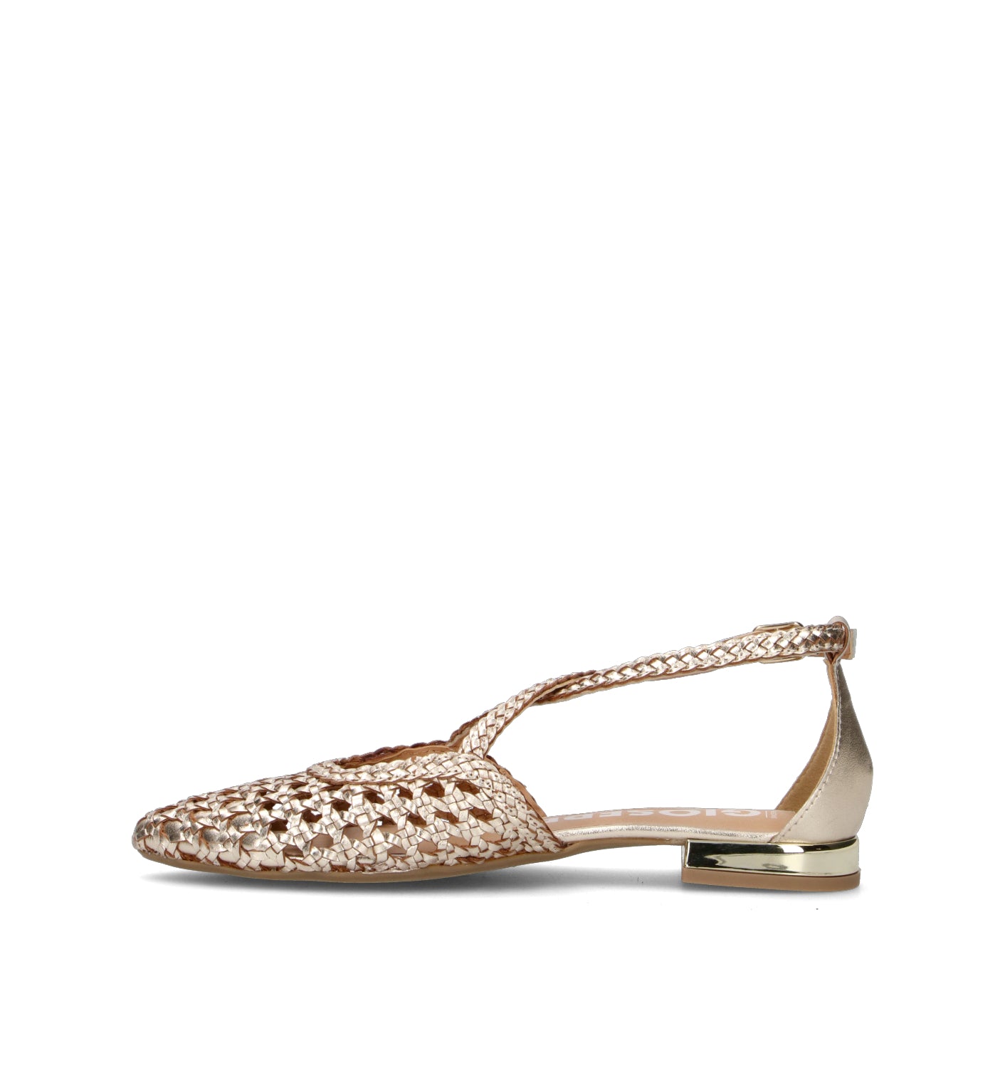 GIOSEPPO Sandalo donna platino in pelle
