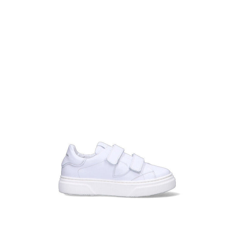 PHILIPPE MODEL Sneaker bimbo bianca in pelle