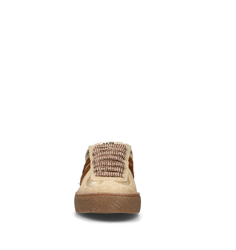 MOMA Sneaker donna oro in pelle