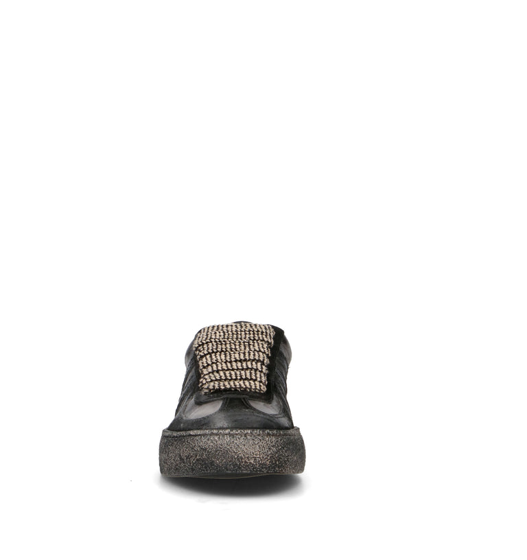 MOMA Sneaker donna nera in pelle