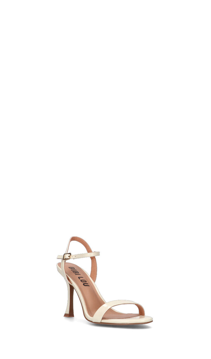 BIBI LOU Sandalo donna bianca in pelle