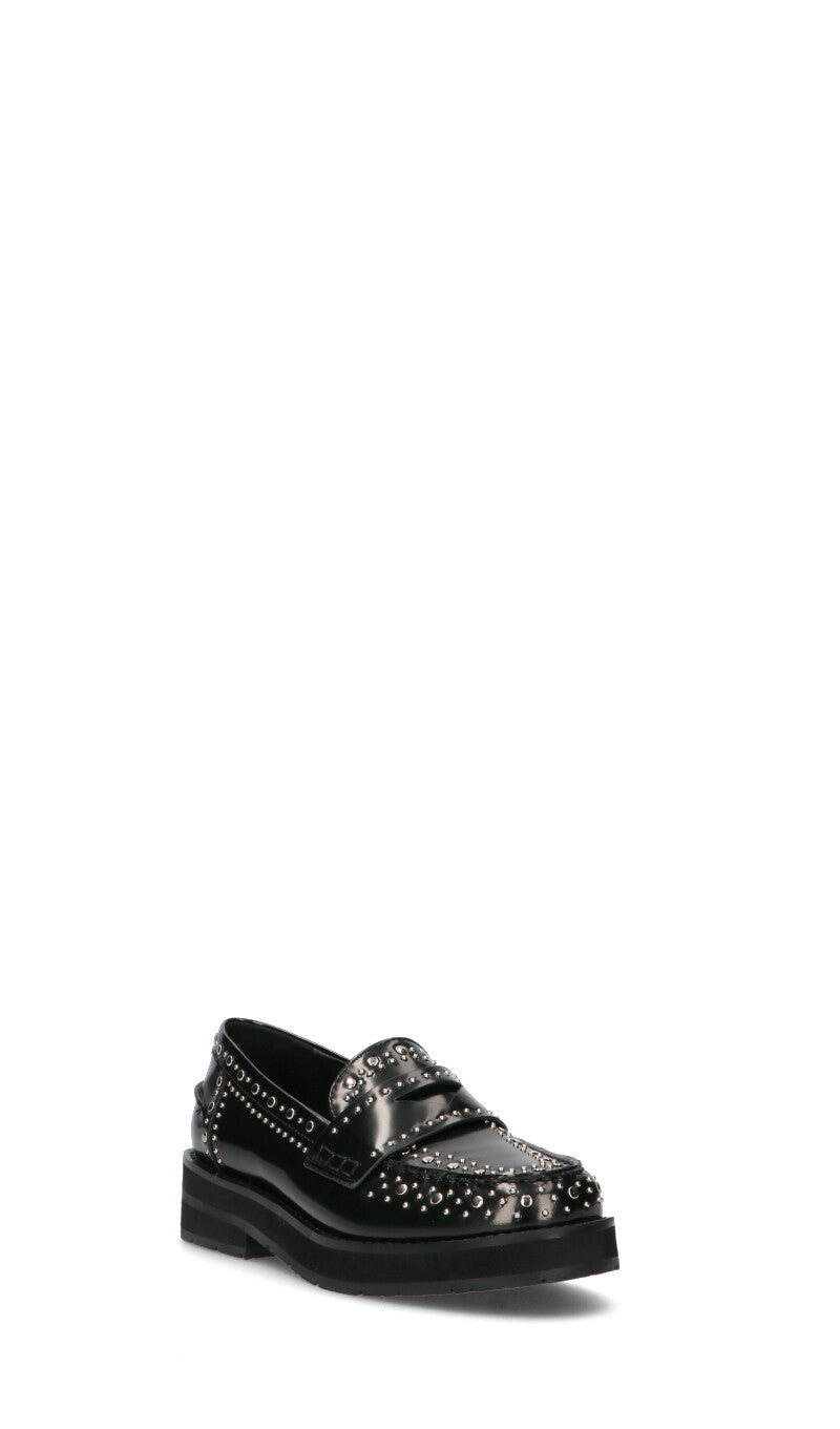 BIBI LOU Mocassino donna nero in pelle