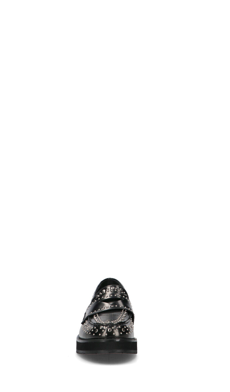 BIBI LOU Mocassino donna nero in pelle
