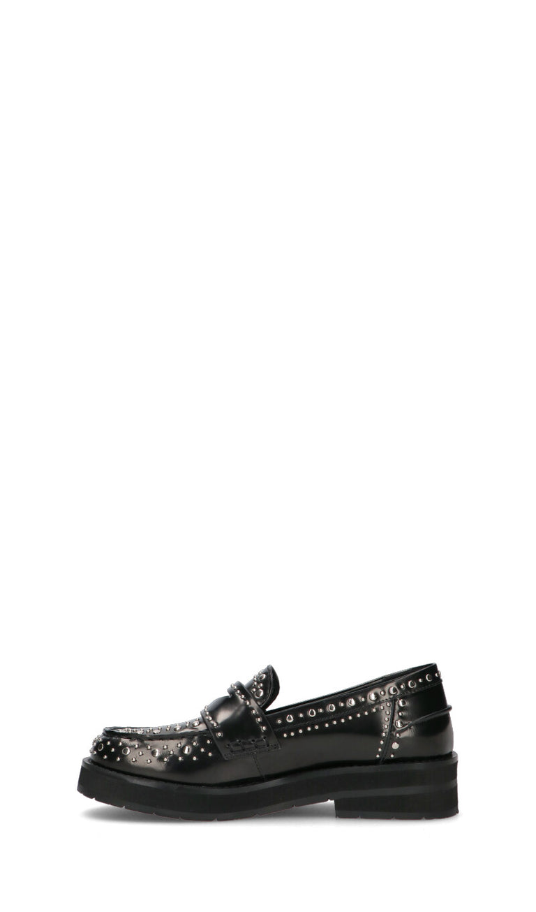 BIBI LOU Mocassino donna nero in pelle