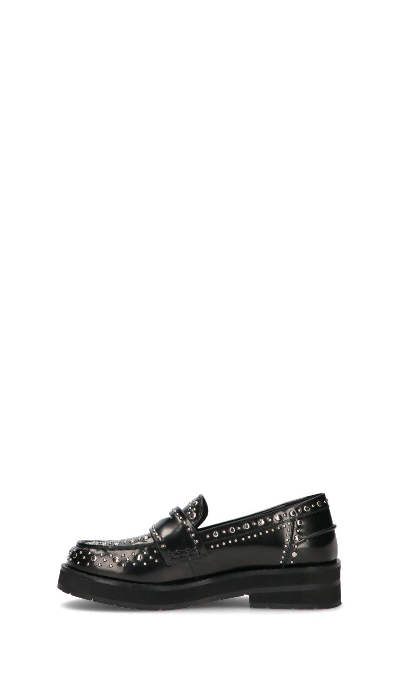 BIBI LOU Mocassino donna nero in pelle