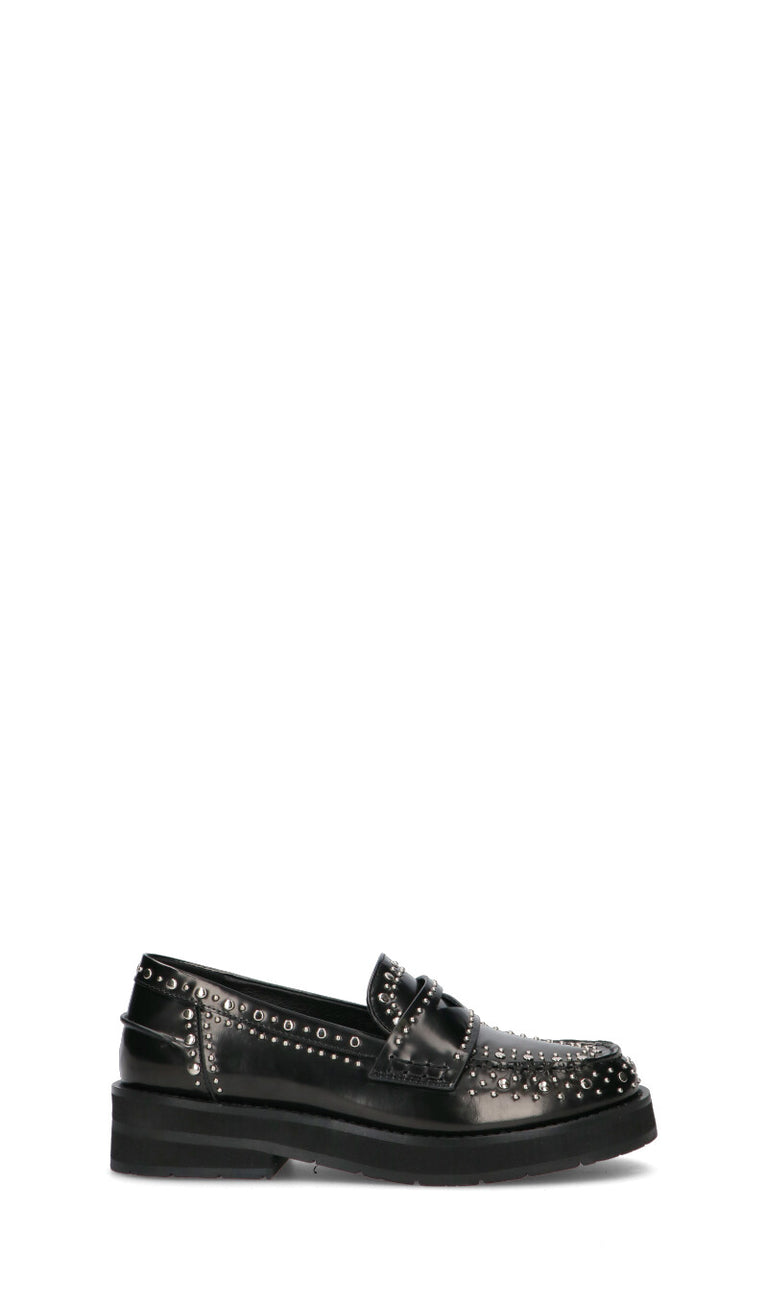 BIBI LOU Mocassino donna nero in pelle
