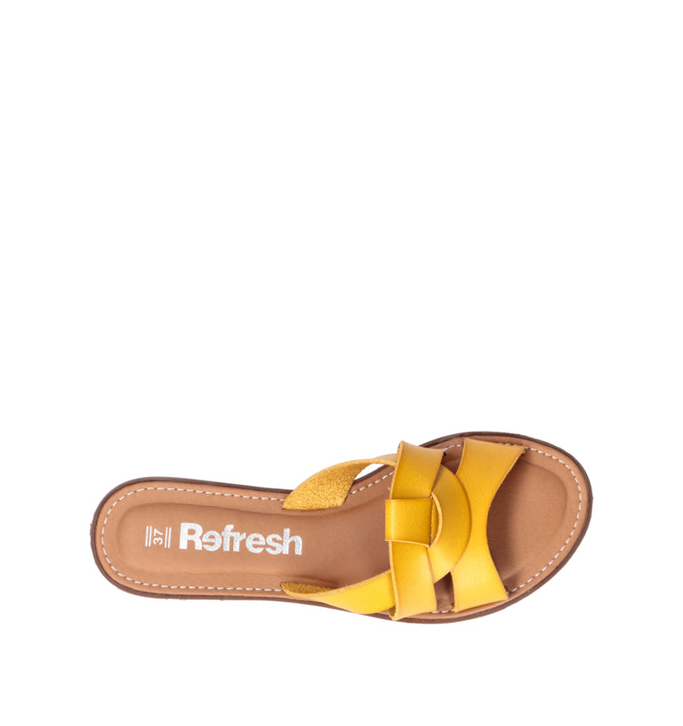 XTI FOOTWEAR Ciabatta donna gialla