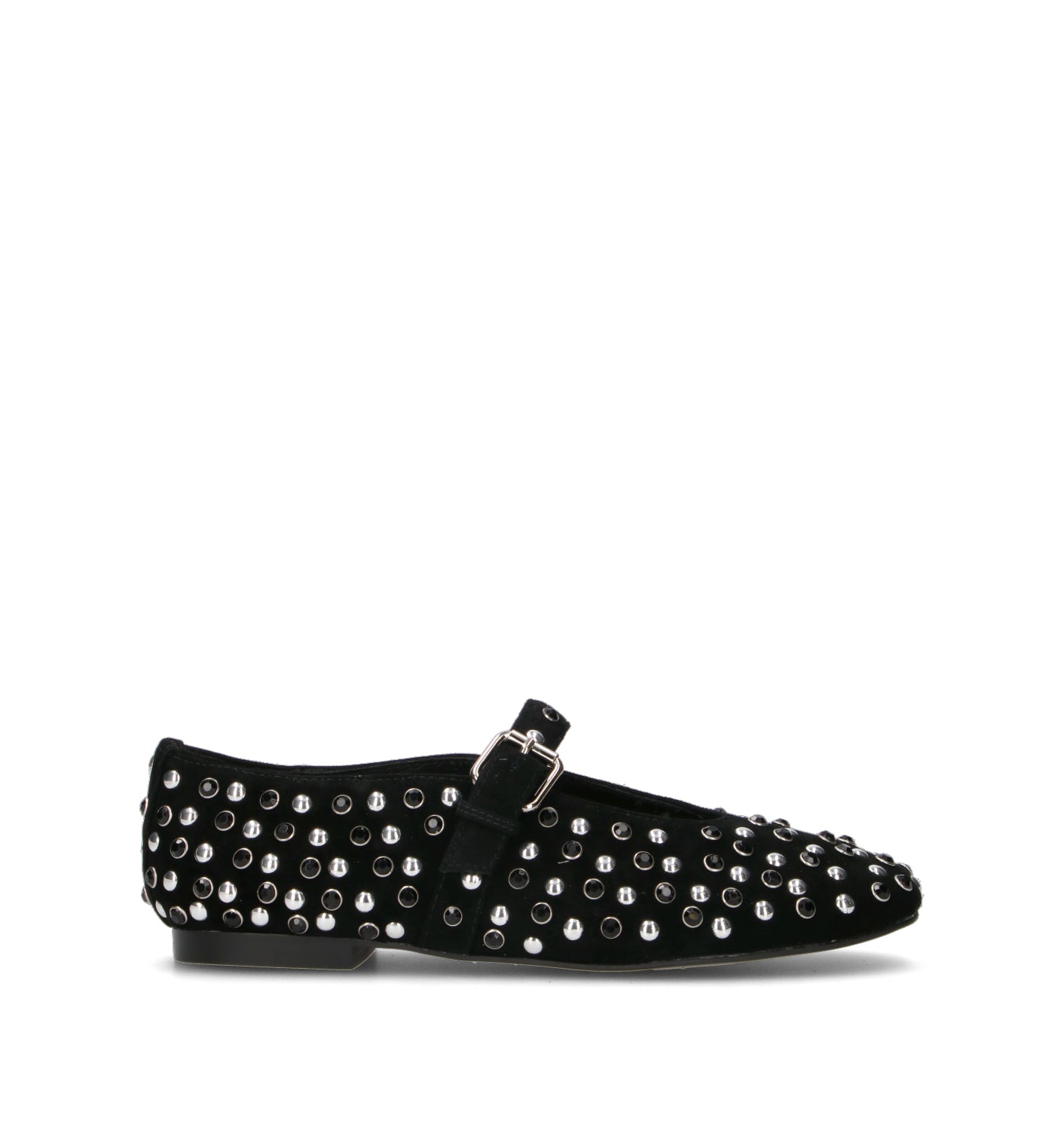 BIBI LOU Ballerina donna nera in suede