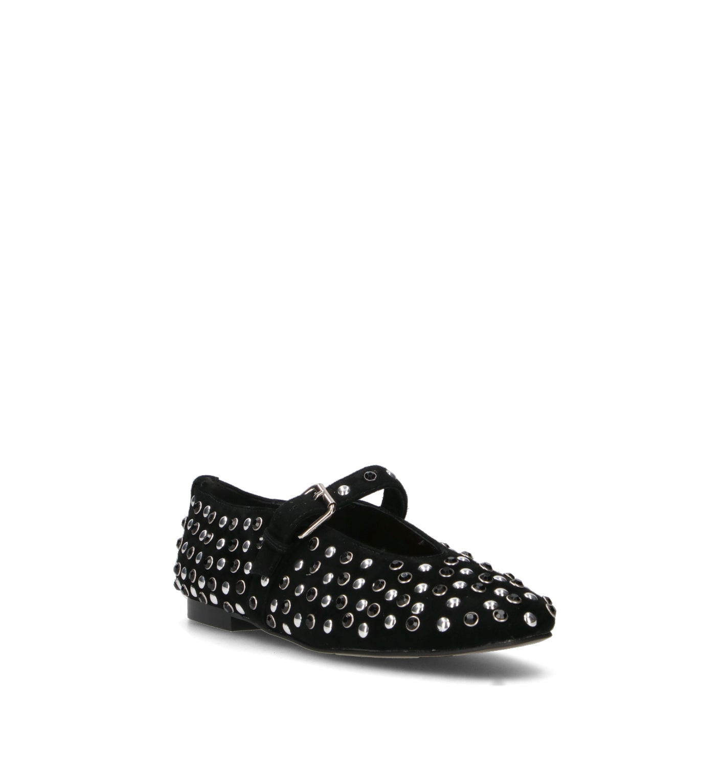BIBI LOU Ballerina donna nera in suede